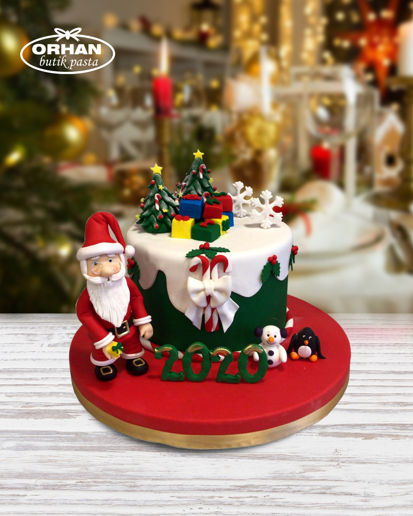 Noel Baba Kardan Adam Pastası