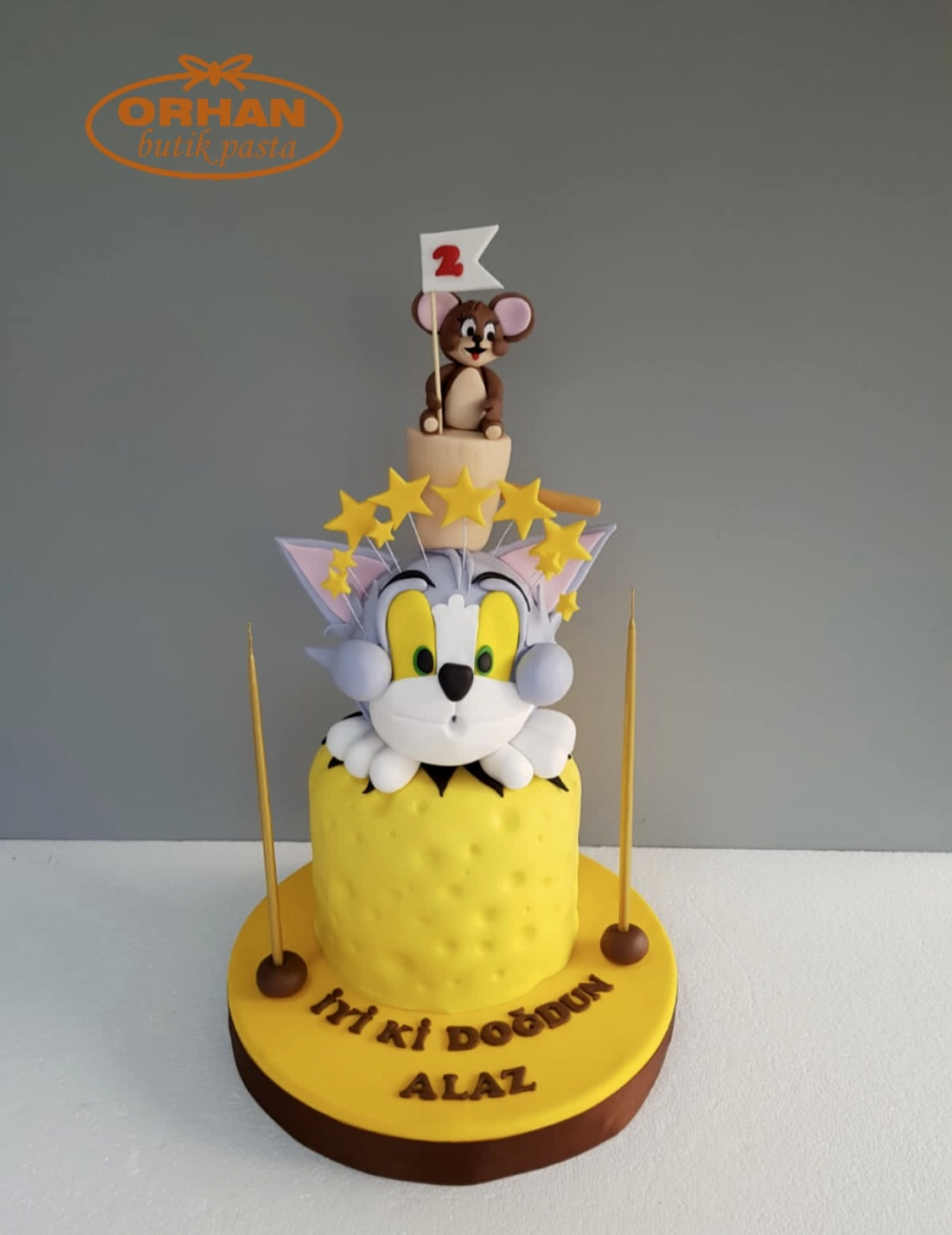 Tom ve Jerry Temalı Pasta