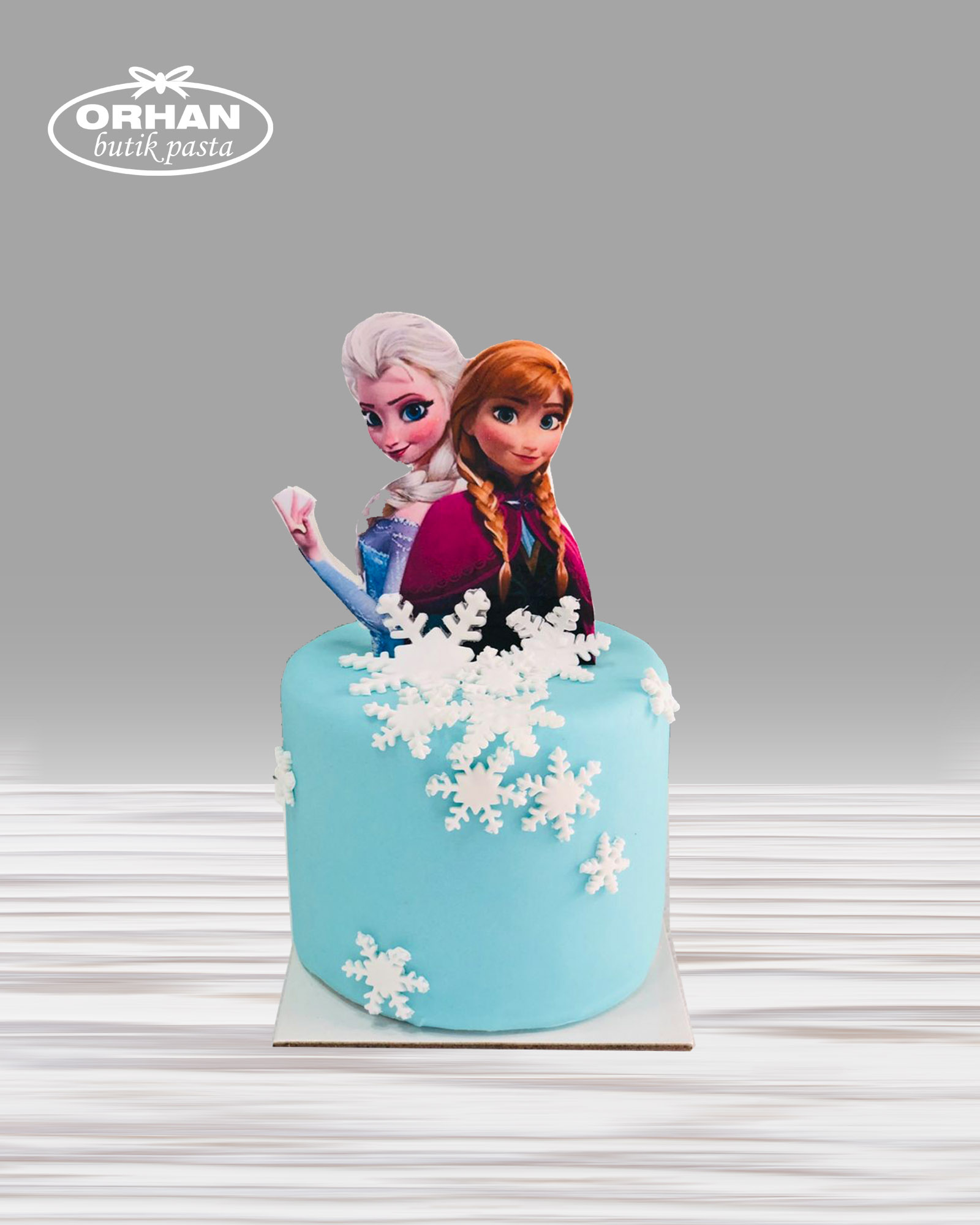 Elsa Anna Tek Kişilik Pasta