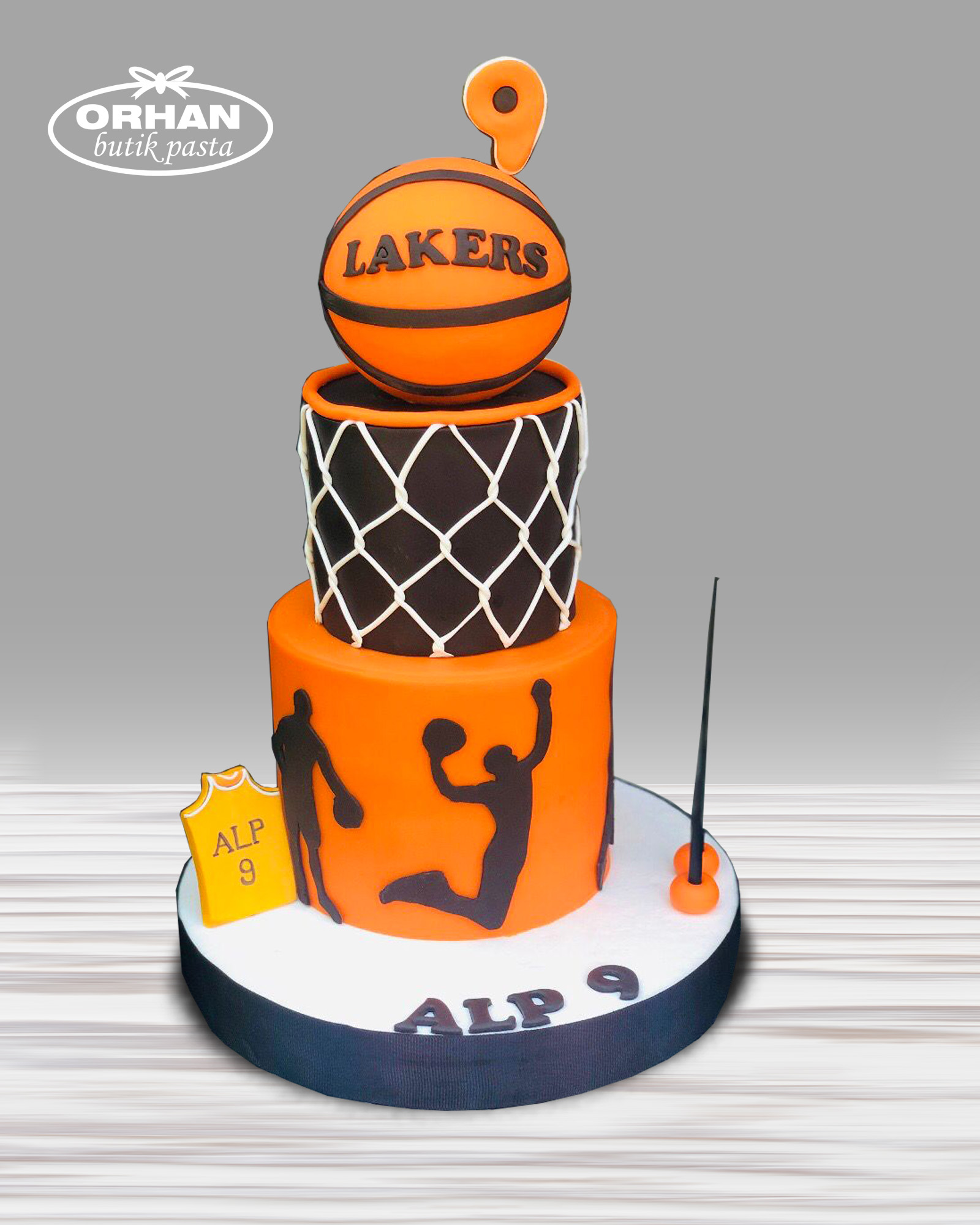 L.A. Lakers Temalı Pasta