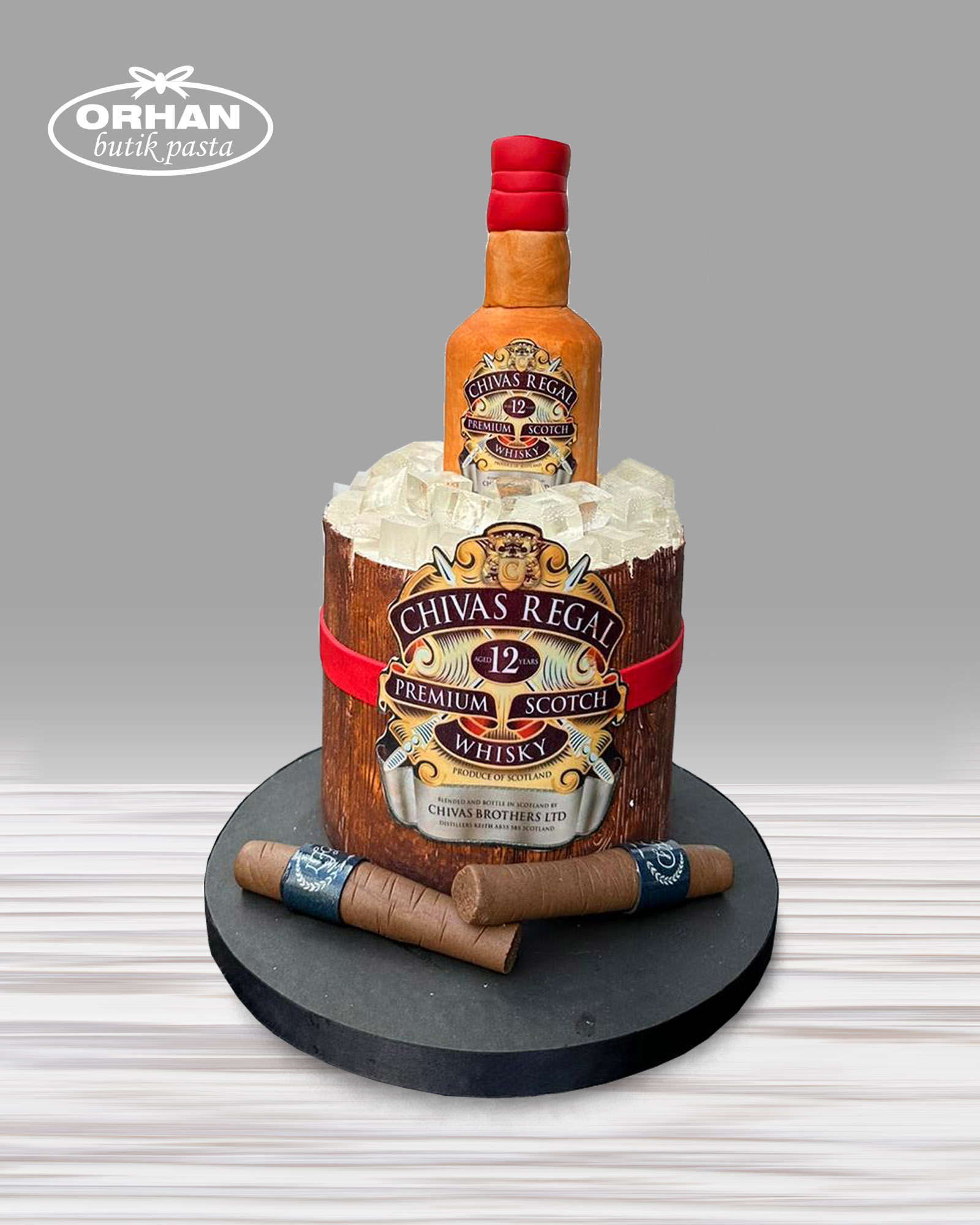 Chivas Regal Temalı Doğum Günü Pastası