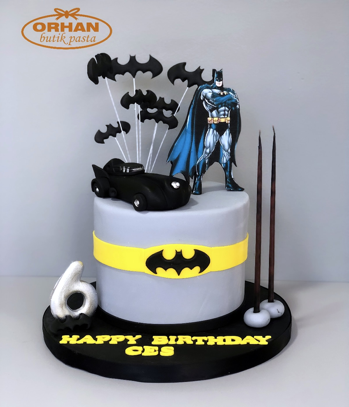 Batman Temalı Pasta