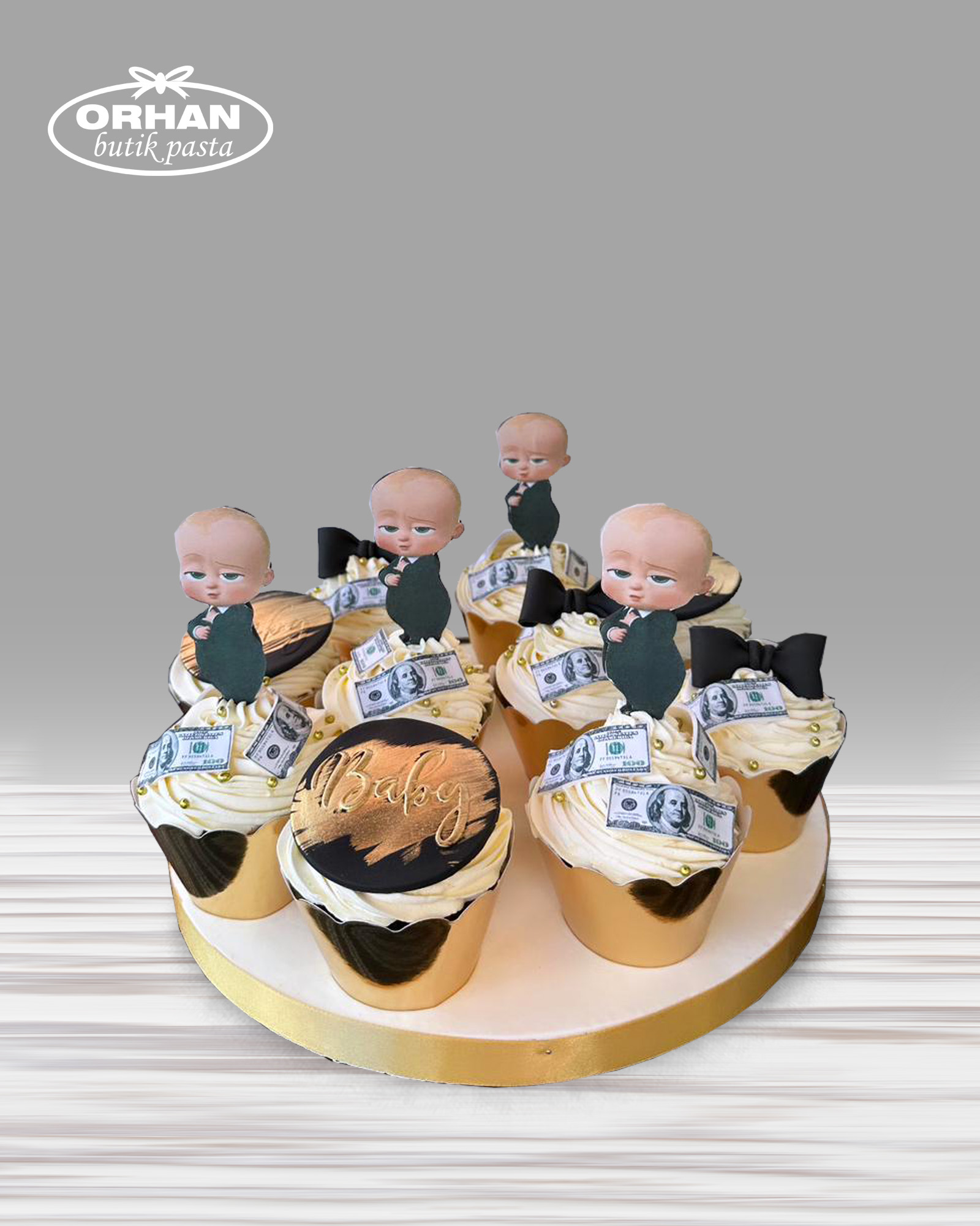 Patron Bebek Cupcake