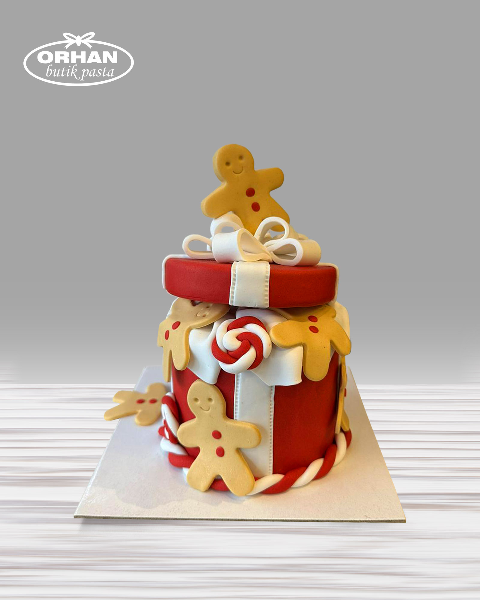 Yılbaşı Temalı Konsept Pasta